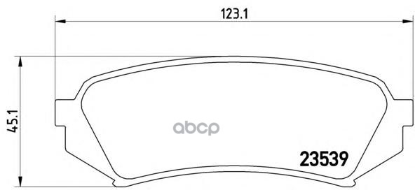 Колодки тормозные дисковые Brembo арт. P83049