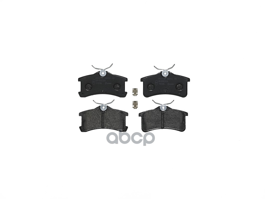 Колодки Тормозные Дисковые | Зад | Brembo арт. P83084