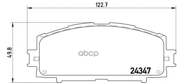 Колодки Тормозные Дисковые | Перед | Brembo арт. P83086