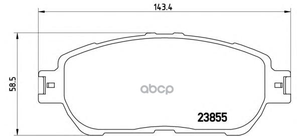 Колодки Тормозные К-Т, Lexus Es (Mcv, Vzv) 08/96-06/08 / Toyota Alphard (H1) 04/03-04/08 / Toyota Avalon Saloon (X2) 08/99-06...