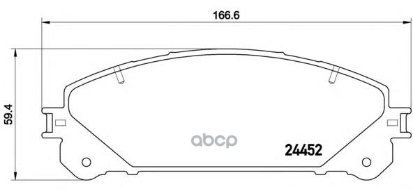 Колодки тормозные P83145 Brembo арт. P83145