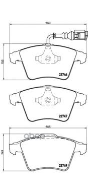 Колодки тормозные P85081 Brembo арт. P85081
