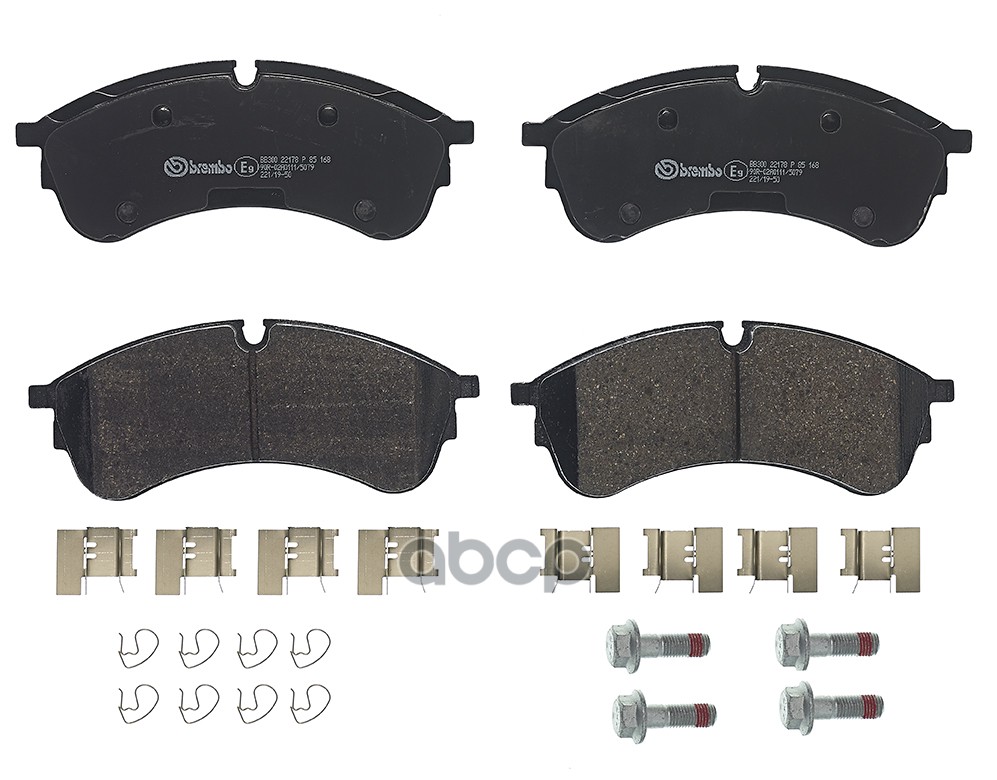 Колодки тормозные дисковые P85168 Brembo арт. P85168