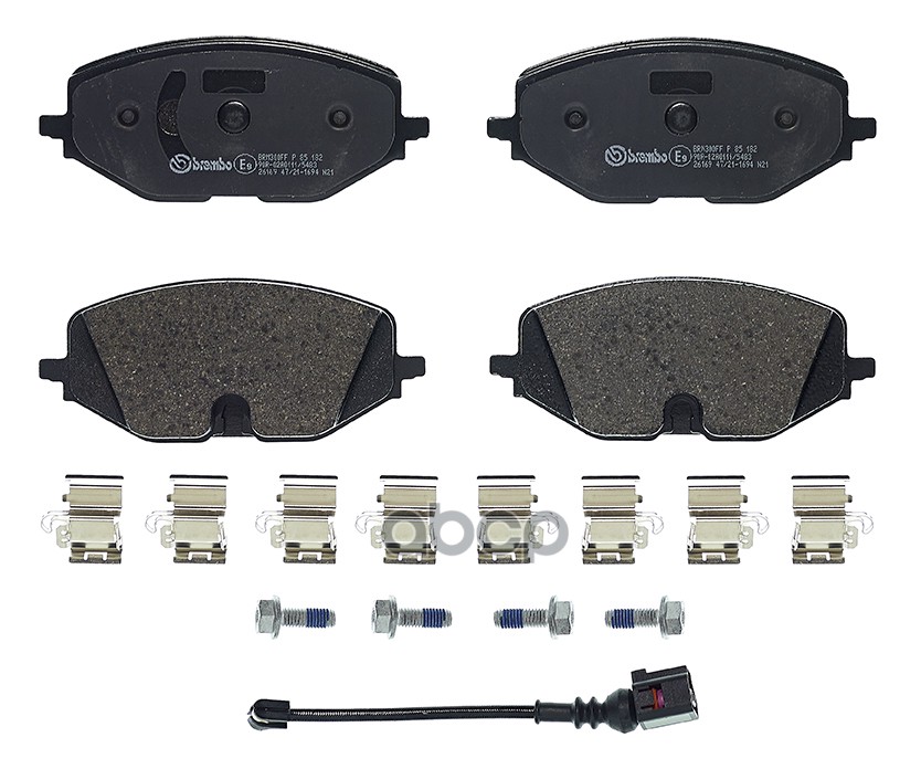 Колодки тормозные P85182 Brembo арт. P85182
