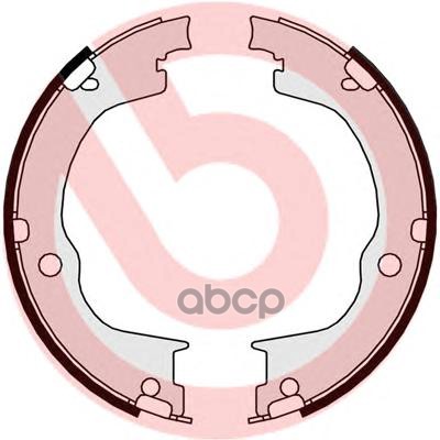 Колодки Тормозные Барабанные Brembo арт. S10515