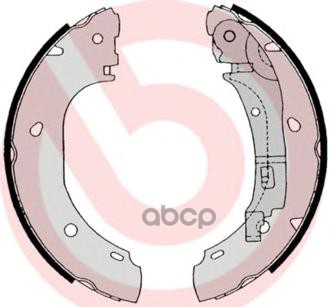 Колодки тормозные барабанные задн. CITROEN JUMPER Box (230L) 02/94-04/02 / CITROEN JUMPER Box (244) Brembo арт. s23525