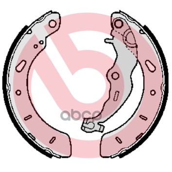 Колодки Тормозные Барабанные | Зад | Brembo арт. S24551