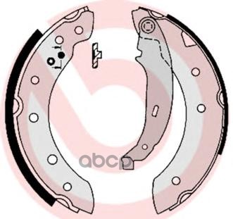 Колодки тормозные барабанные Renault Logan 04-18 / Sandero 09-14 Brembo арт. S61520