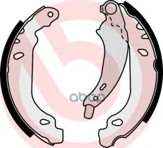 Колодки Тормозные Барабанные | Перед | Brembo арт. S61525