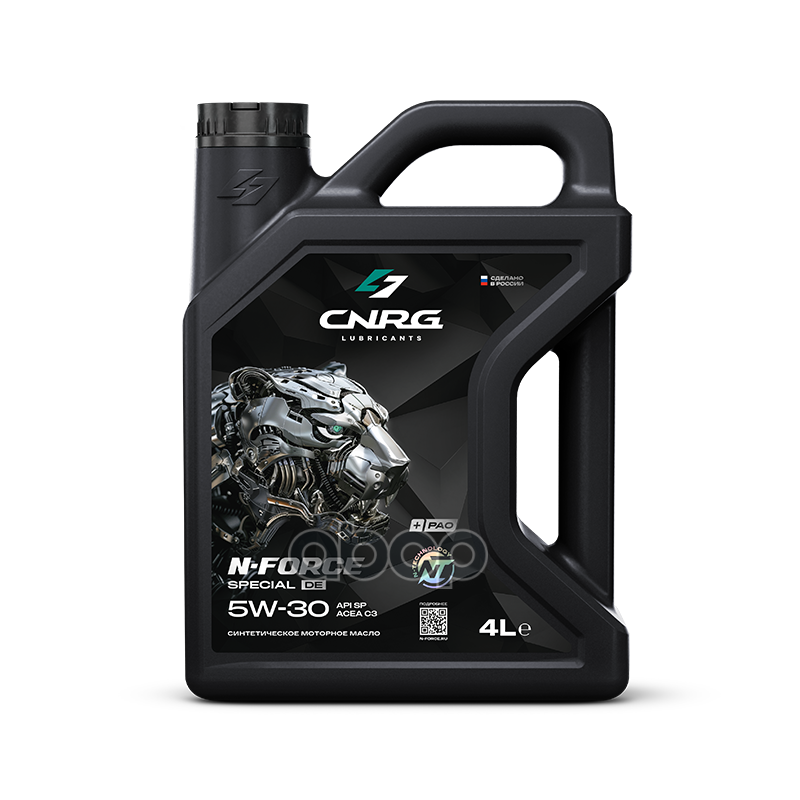 C.N.R.G. Масло моторное синтетическое N-Force Special DE 5W30 SP/CF, C2/C3 4л