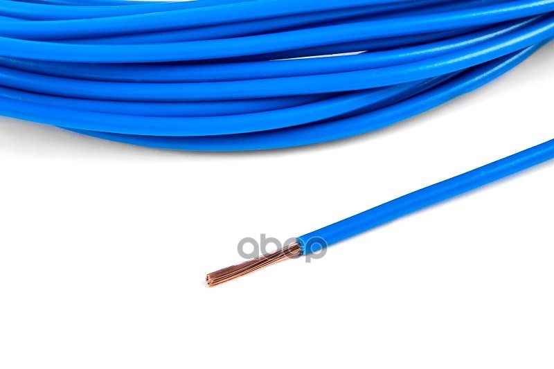 Провод ПВАМ 2,5 кв.мм цвет голубой, длина 10м. CARGEN арт. AX3594