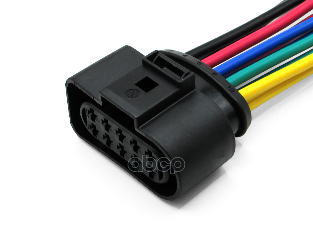 Разъем 6R0973735 (10pin) 10 контактов к блок-фарам для Ford, LADA (ВАЗ), Volkswagen; к задним фонаря CARGEN арт. AX81010