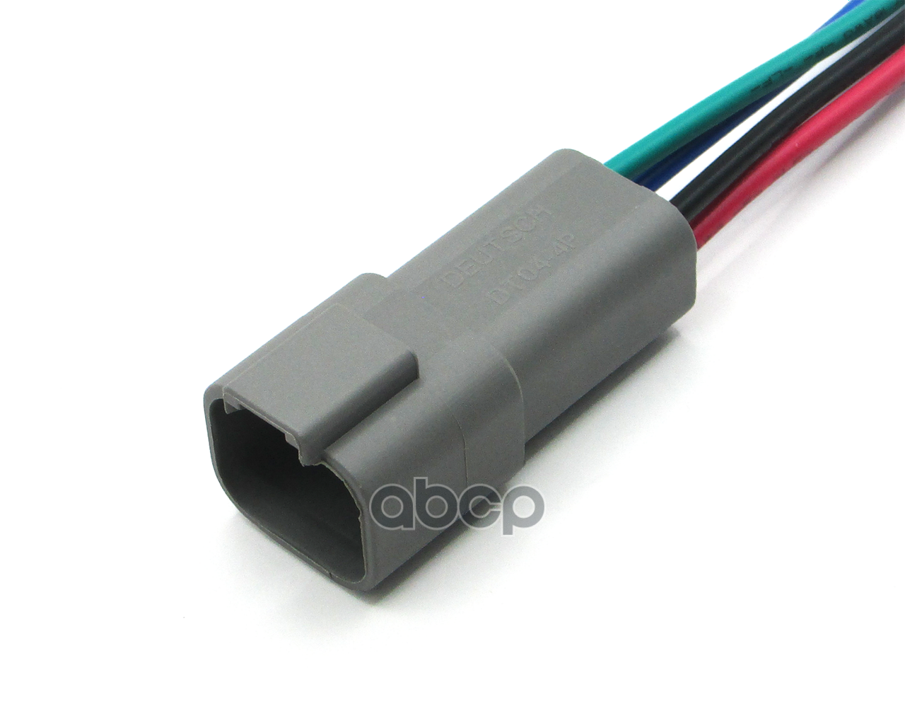 Разъем Deutsch DT04-4P (4pin) 4 контакта под сечение провода 0.5-0.8 кв.мм для ГАЗ, КАМАЗ, МАЗ, УРАЛ CARGEN арт. AX8114