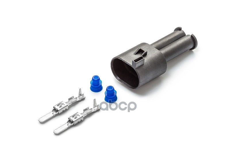 Разъем 357973332 (2pin) 2 контакта заднего датчика ABS для Audi, Seat, Skoda, Volkswagen. CARGEN арт. AX8132S