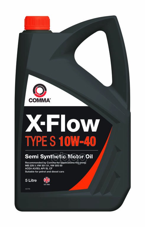 COMMA Масло моторное полусинтетическое X-FLOW TYPE COMMA XFS5L