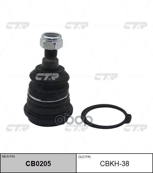 Опора шаровая Hyundai Solaris 2017 ~ / Accent 2010 ~/ Creta 2016 ~ / Elantra 2012 ~ / i20 / i30 2014 CTR арт. CB0205