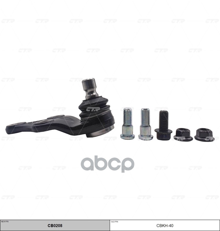 Опора Шаровая Hyundai Sonata 2010- / Santa Fe / I30 / Grandeur 2009 - / Kia Optima / Sorento / Ceed CTR арт. cbkh-40