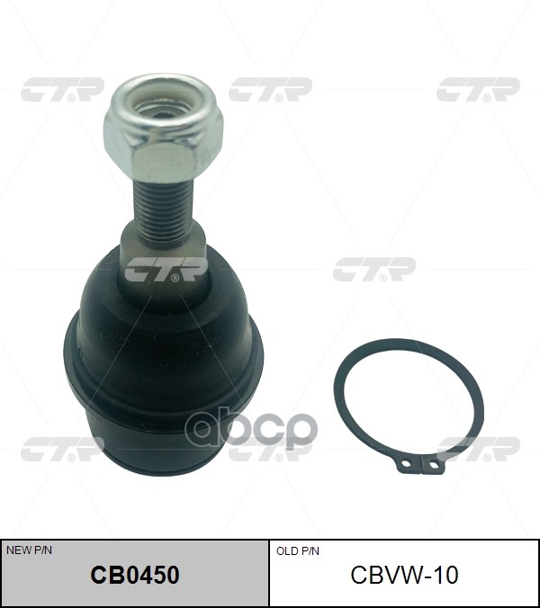 Опора Шаровая Нижнего Рычага Volkswagen Amarok 2010- Cb0450 CTR арт. cbvw-10