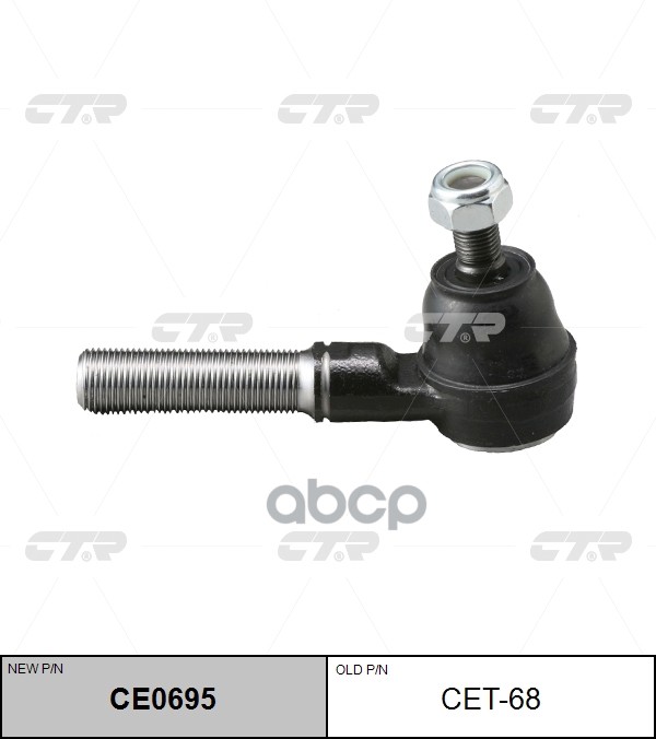 Наконечник Рулевой Тяги Toyota Crown Ys130 87- Ce0695 CTR арт. cet-68