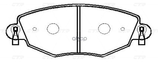 Колодки Тормозные Дисковые Передние Ford Mondeo Iii (Нов Арт Gk0186) Ckf-41 CTR арт. CKF-41