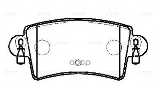 Колодки Тормозные Дисковые Задние Renault Master 1.9Dti-2.5Dci 00, Opel Movano 1.9Tdi-2.8Tdi 01 (Нов Арт Gk0276) Ckg-31 CTR а...