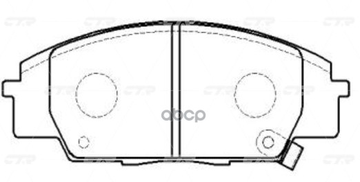 Колодки Тормозные Дисковые (Нов Арт Gk0331) Ckho-14 CTR арт. CKHO-14