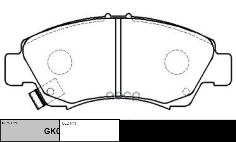 Колодки тормозные дисковые передние Honda Civic 1.3i-1.6i &16V 91-01 (нов арт GK0320) CKHO-3 CTR арт. CKHO-3