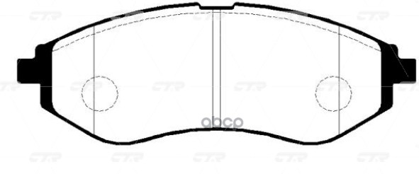 Колодки Тормозные Дисковые Передние Daewoo Kalos 1.2I/1.4I 02 (Нов Арт Gk0439) Ckkd-11 CTR арт. CKKD-11