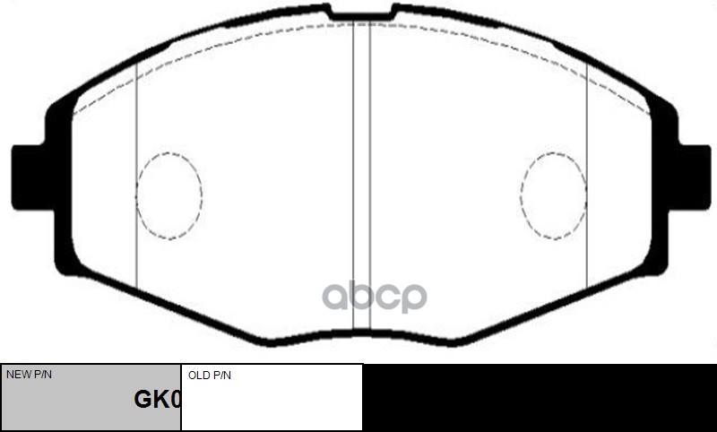Колодки Тормозные Дисковые Передние Daewoo Lanos/Matiz 0.8/1.4/1.5I 98 (Нов Арт Gk0430) Ckkd-2 CTR арт. CKKD-2
