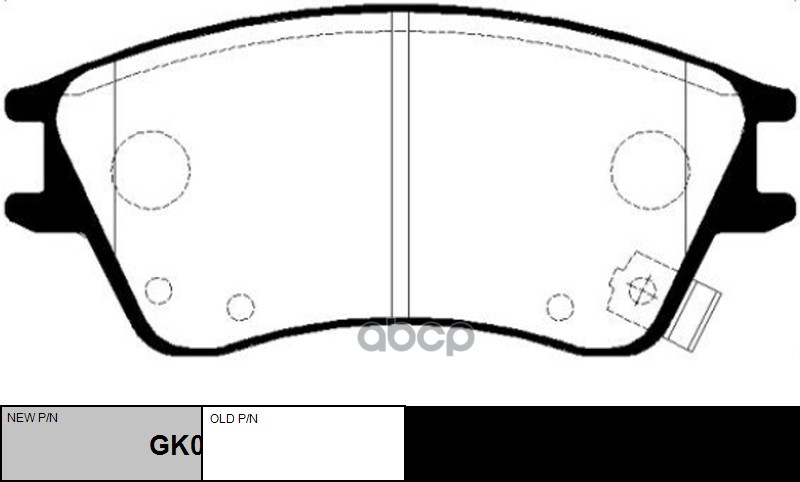 Колодки Тормозные Дисковые Hyundai Matrix 2001 - 2010 (Новый Номер Для Заказа Xcr-Gk0474) CTR арт. ckkh-20