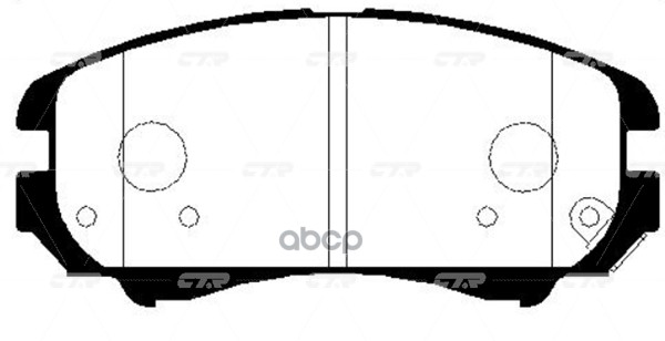 Колодки Тормозные Дисковые Передние Hyundaitucson/Coupe, Kia Sportage 1.6-2.7 02 (Нов Арт Gk0507) Ckkk-1 CTR арт. CKKK-1