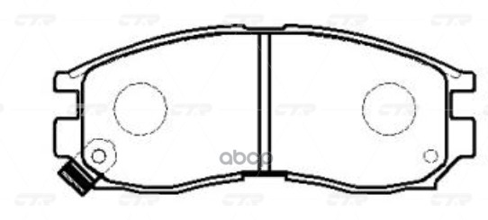 Колодки Тормозные Дисковые Передние Mitsubishi Galant 1.8-2.0Td 87-96/Space Wagon 91-98 (Нов Арт Gk0575) Ckm-7 CTR арт. CKM-7