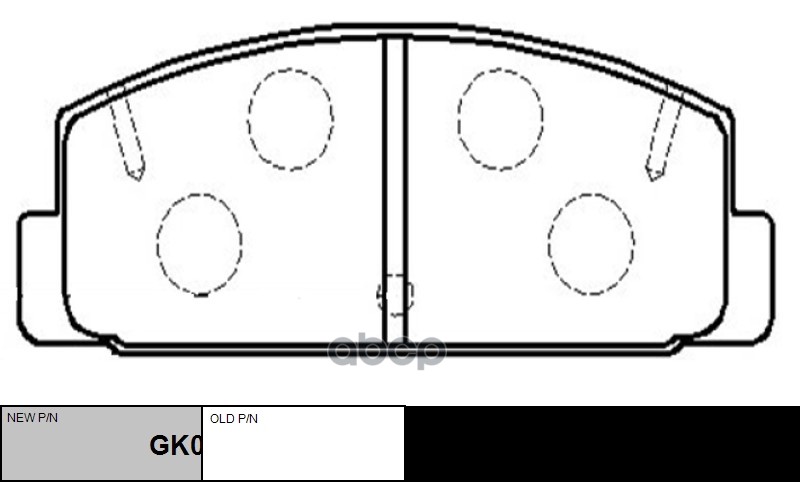 Колодки Тормозные Дисковые Задние Mazda Rx-7 Iii 2.6 Rotary Twinturbo 92-96 (Нов Арт Gk0695) Ckmz-49 CTR арт. CKMZ-49