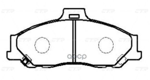 Колодки Тормозные Дисковые Передние Ford Ranger 1998 ~ 2007 ; Mazda Bt-50 2006 ~ 2011 / B2200 1999 ~ CTR арт. CKMZ62
