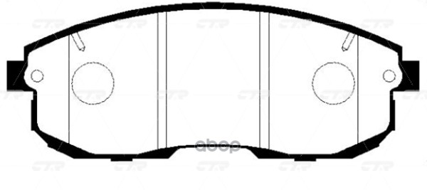 Колодки Тормозные Дисковые Передние Nissan Maxima 2.0/3.0I &24V 89/200Sx 1.8T 91-93 (Нов Арт Gk0975) Ckss-1 CTR арт. CKSS-1