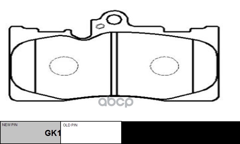 Колодки Тормозные Дисковые (Нов Арт Gk1061) Ckt-47 CTR арт. CKT-47