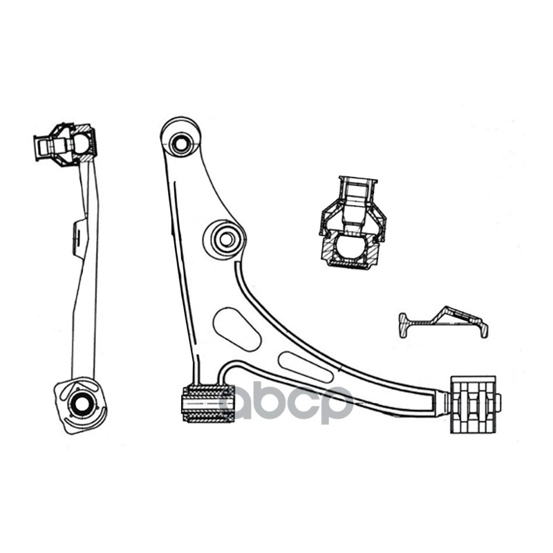 Рычаг подвески SUZUKI Esteem 1995 ~ 2002 перед.прав. CQ0573R CTR арт. CQ0573R