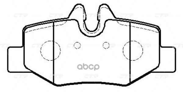 Колодки задние MB Viano (W639) all 05-> CTR GK0068 CTR арт. GK0068