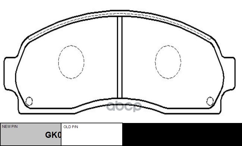 Колодки тормозные дисковые передние Ford Explorer 2002 ~ 2011 CTR арт. GK0152