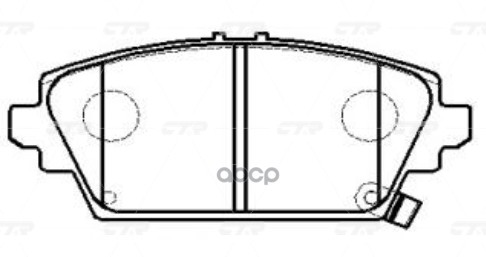 Колодки тормозные HONDA Accord 1998 ~ 2002 перед прав.лев. (старый арт. CKHO-62) GK0379 CTR арт. GK0379