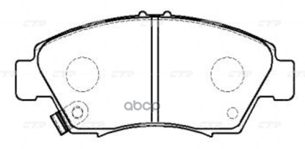 / Ckho-80 Gk0397 Колодки Тормозные Дисковые | Перед | CTR арт. GK0397