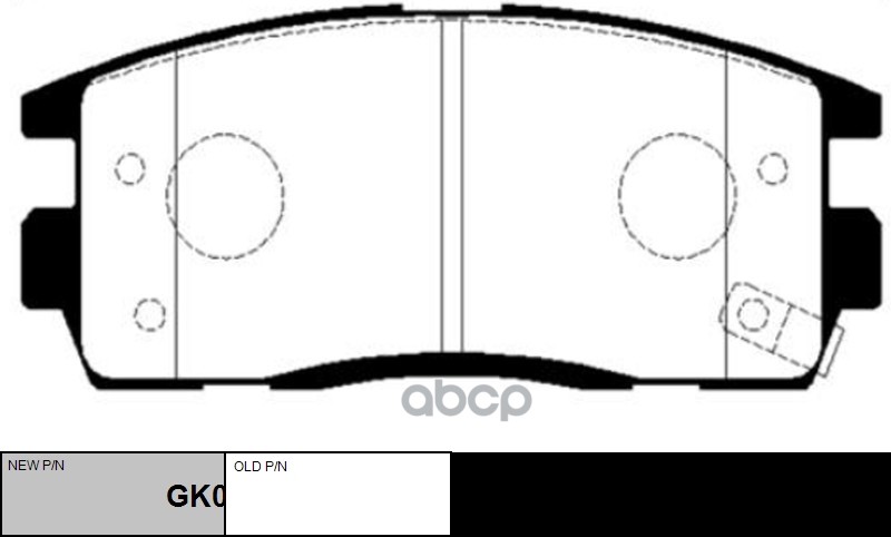 Колодки тормозные CHEVROLET Captiva 2006 ~ 2011 / Equinox 2003 ~ 2009 OPEL Antara 2006 ~ 2012 PONT зад.прав.лев. (старый арт....