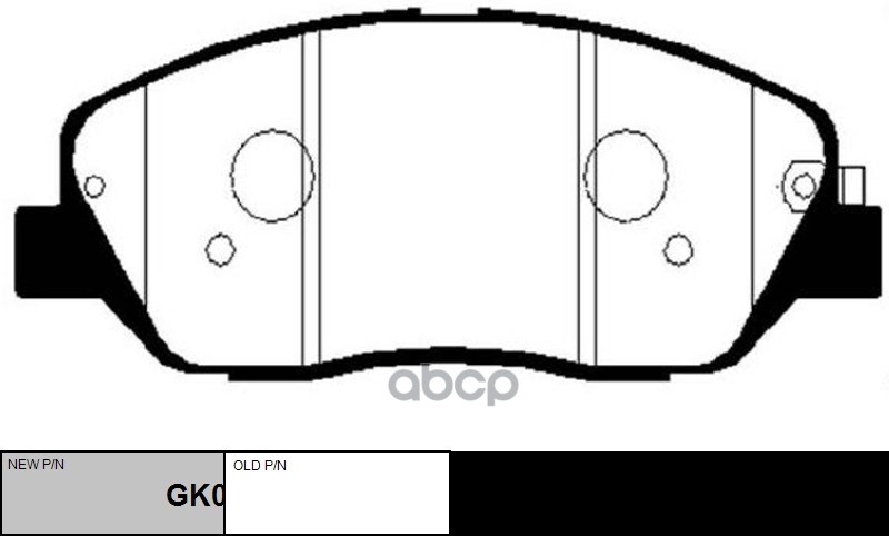 Колодки тормозные HYUNDAI Santa Fe 2006 ~ 2013 / Grand Santa Fe 2013 ~ KIA Sorento 2009 ~ / Sorent перед прав.лев. (старый ар...