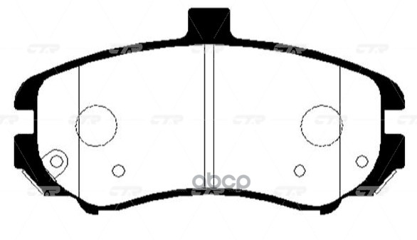 Колодки тормозные дисковые HYUNDAI GK0497 CTR арт. gk0497