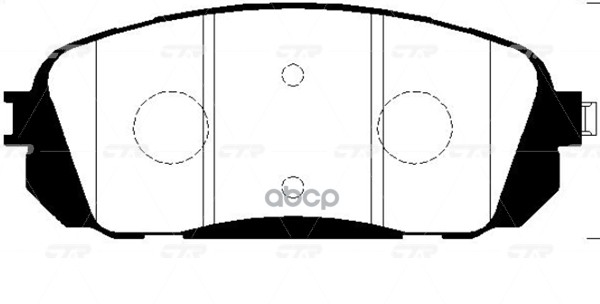 олодки тормозные дисковые KIA GRAND CARNIVAL GK0543 CTR арт. gk0543