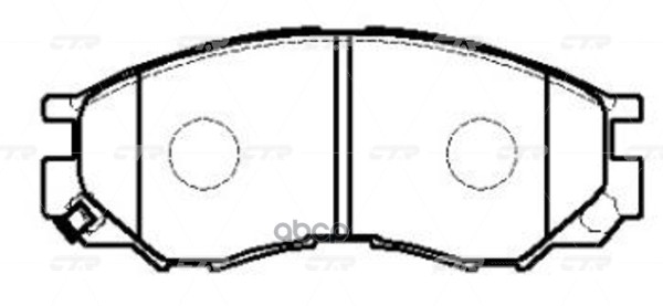 Колодки передние MITSUBISHI L300,SPACE GEAR,DELICA ,L200 CTR GK0620 CTR арт. GK0620