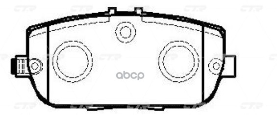 Колодки Тормозные Дисковые CTR арт. gk0692