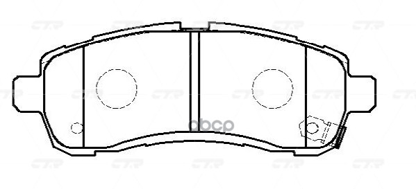 / Ckmz-67 Gk0713 Колодки Тормозные Дисковые CTR арт. GK0713