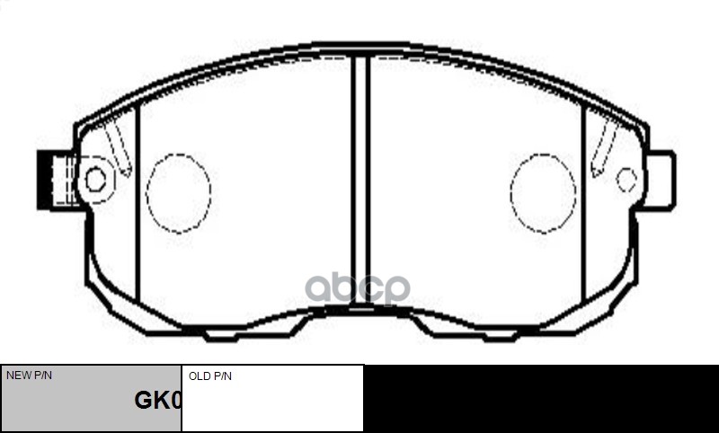 Колодки тормозные NISSAN Teana 2003 ~ 2008 / Maxima 1988 ~ 2003 / Primera 2001 ~ / Juke 2010 ~ / Silv перед прав.лев. (старый...