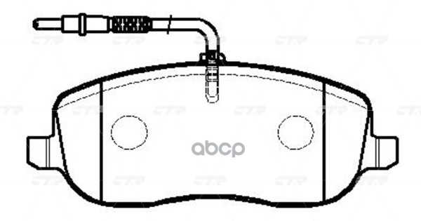 Колодки Передние Citroen C8, Peugeot 807, Fiat Ulysse 2.0I-2.2I/2.2 Ctr Gk0895 CTR арт. GK0895
